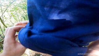 Public bang in the forest