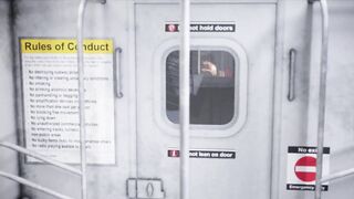 Public Training of Aria - Chapter 5 the Date - Subway Part three: Public Oral sex