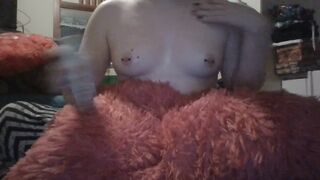 Undress Teasing Then Playing With Pierced Teats Solo Massage