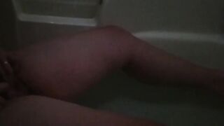 Pissing in the tub during