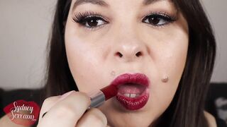 Ravishing POV Red Lipstick Kisses With MAC Dare U - Sydney Screams