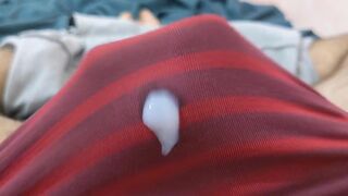 wank and cum in the boxer, admirable sound