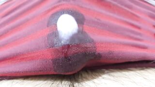 wank and cum in the boxer, admirable sound