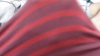 wank and cum in the boxer, admirable sound