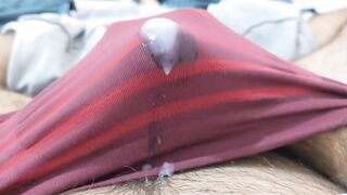 wank and cum in the boxer, admirable sound