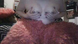Playing and Massaging Tiny Pierced Bazookas Disrobe Teasing
