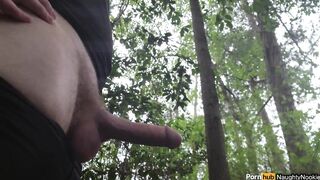 Peeing is Hard in Nature (4K Public Trail Urinate)
