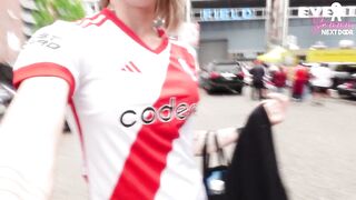RIVER PLATE team lost.. so this guy took it out on my TWAT - SammmNextDoor Date Night #36