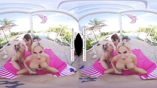 Emily Addison, Isabelle Deltore, plus Olivia Austin crave U for a 4th of July Screw!