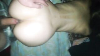 Slender eighteen-year-old Gal with a Flawless Butt Doggy Style