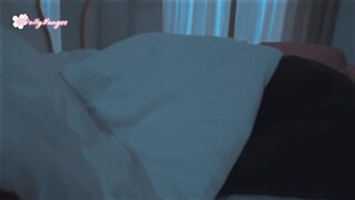 Oops... Step son inadvertently cum in step mamma after drilled step sister Polly Yangs in shared daybed at night in hotel room