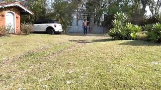 I went to clean Rita Cadillac's hawt pool and ended up hooking up with her and her cousin.