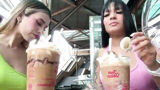 HAWT HAWT LATINAS HAVE SEX IN A MALL WASHROOM!!! - MAY HERNANDEZ