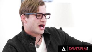 DEVILS FILM - Nice-looking Alexis Tae Gets Screwed Hard In The Butt During Interracial Romp