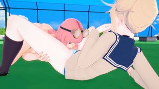 My Hero Academia Comics CG - Himiko Toga x Mei Hatsume (Futanari)