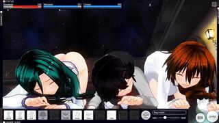 CG ANIME FUCKFEST 3 gals cum with u