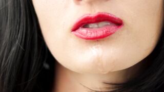 Close Throat Tongue & Spit Play - Throat Fetish - 4K