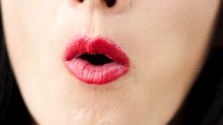 Close Throat Tongue & Spit Play - Throat Fetish - 4K