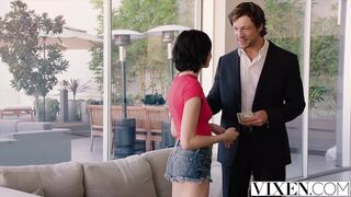 VIXEN Married Pair Seduces Babysitter