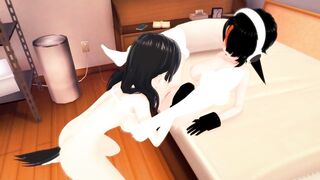 CG Anime - Kemono Lesbo Allies
