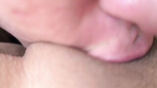 I let my co-worker educate me how to lick cunt for my 1st time