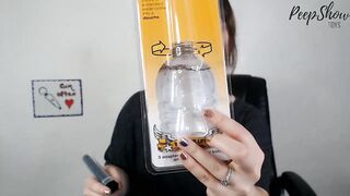 Toy Review - Enema Comparison Skwert Water Bottle Douche from Boneyard and CalExotics One Way Valve