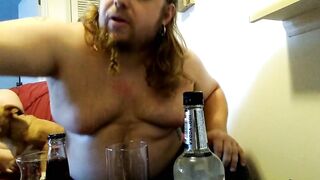 A cocktail from the casting daybed.