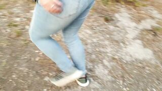 Alice - Hopeless to pee, then lost it and urinated myself in jeans and pants ;)