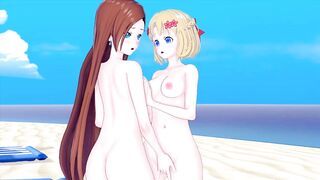 My next Life as a Villainess Lesbo Maria Campbell X Catarina Claes (CG ANIME)