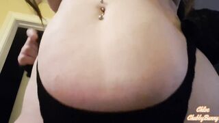 big beautiful woman RUBBING AND SLAPPING VIBRATOR WANG ON SOFT CHUNKY TUMMY