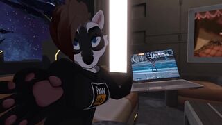 Space Raccoon Booty Invasion - POV Yiff Sex