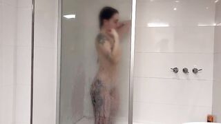 I Love Being Watched Sucking Shlong Whilst My Ally Was Showering in the Same Washroom