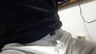 my little wang and swollen balls after a lengthy lock from my mastix