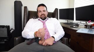 Dad Makes U See Him Jerk off his Large Weenie to MASSIVE LOAD (Climax Denial, LOUD BOY Climax)